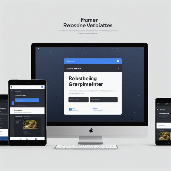 Créez des sites web réactifs facilement avec framer ia